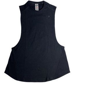 Gymshark Bold Drop Arm Tank Men's Size Medium Black NWOT